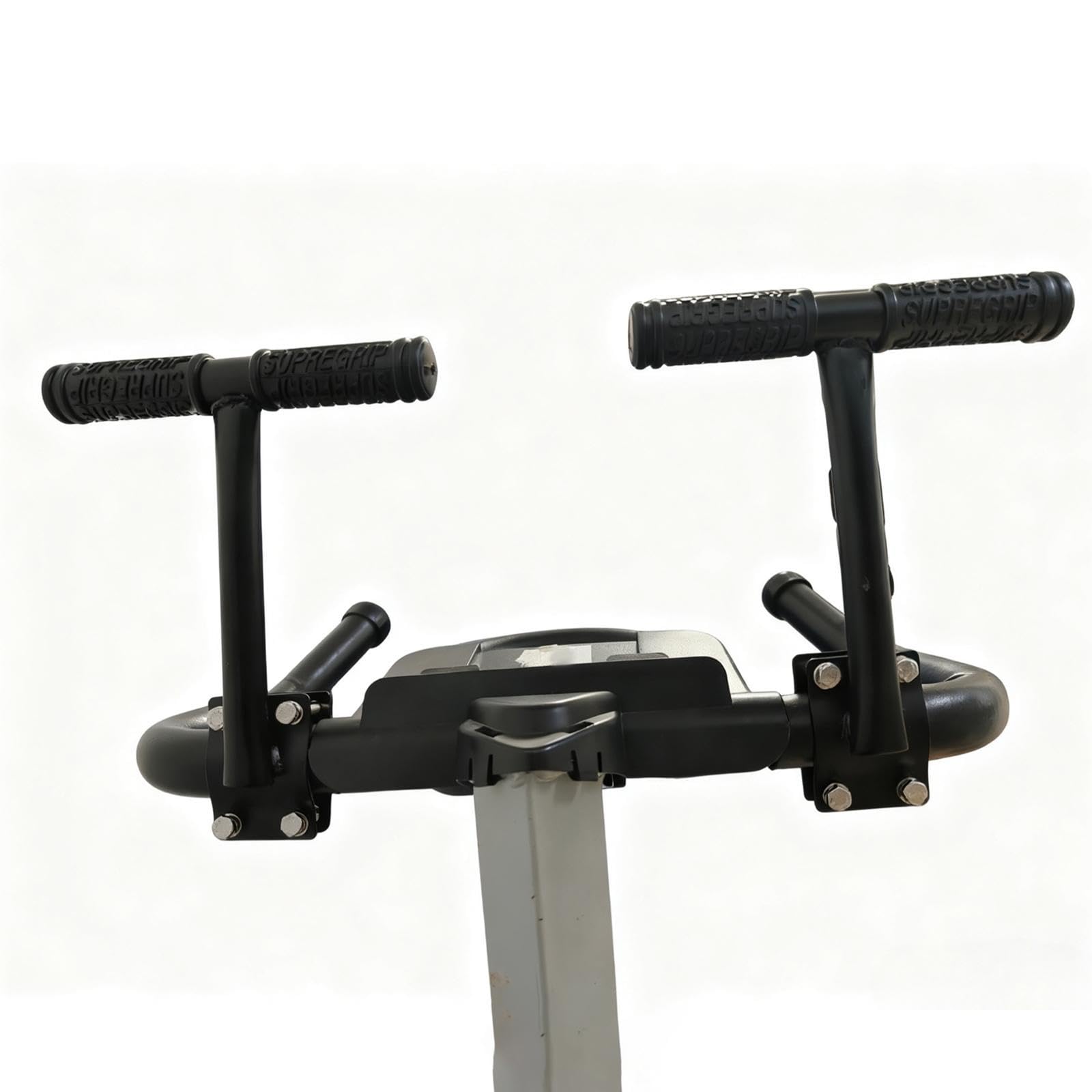 Kit de rehausse de Guidon (2 pièces) pour vélo d'appartement - Installation Facile - Noir