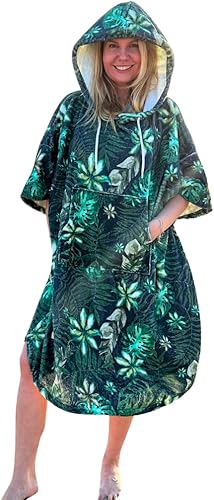 Miniatura 8 de Poncho de surf de microfibra de algodón, traje de neopreno para cambiar, bata de baño con capucha y bolsillo