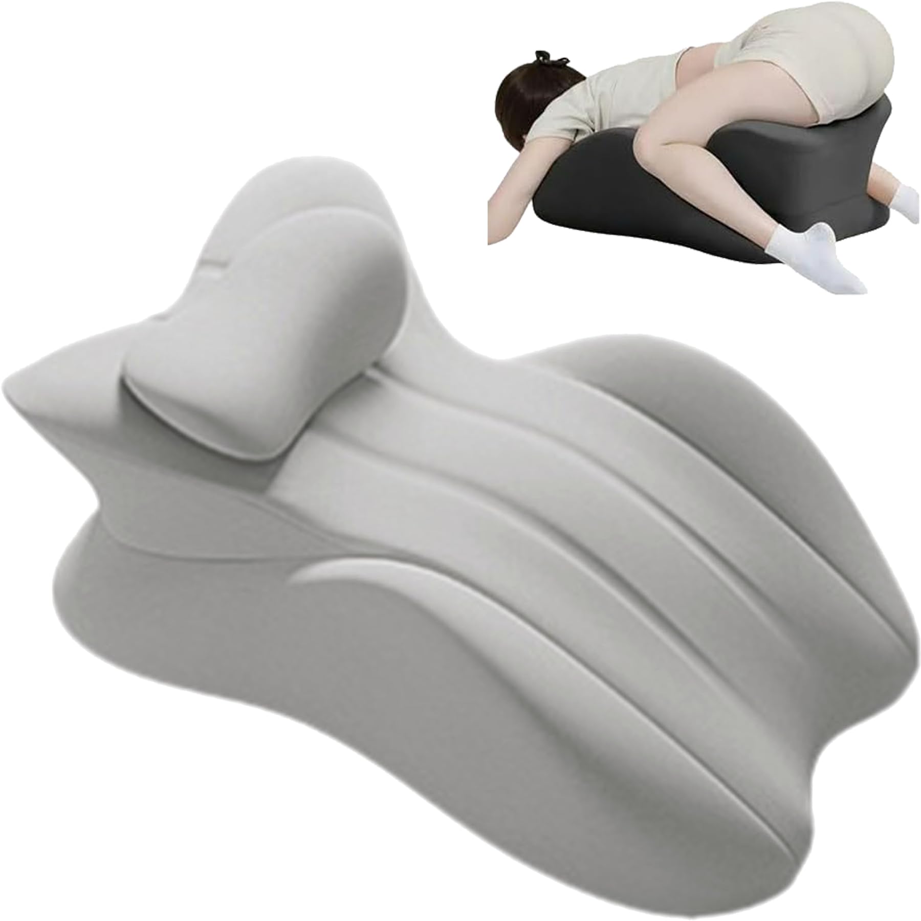 Oreiller d'amour pour l'intimité des couples, oreiller bas profil pour fesses avec design discret pour l'intimité de la chambre, support confortable pour s'asseoir ou s'allonger (SP.A)