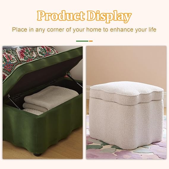 Entryway Bench with Cushion, Solid Wood Frame, Velvet Fabric Upholstery, Carbon Steel Legs, Comfortable Seat Cushion, Hidden Storage, Suitable for Living Room(H,120 * 45 * 45cm/47 * 18 * 18in)