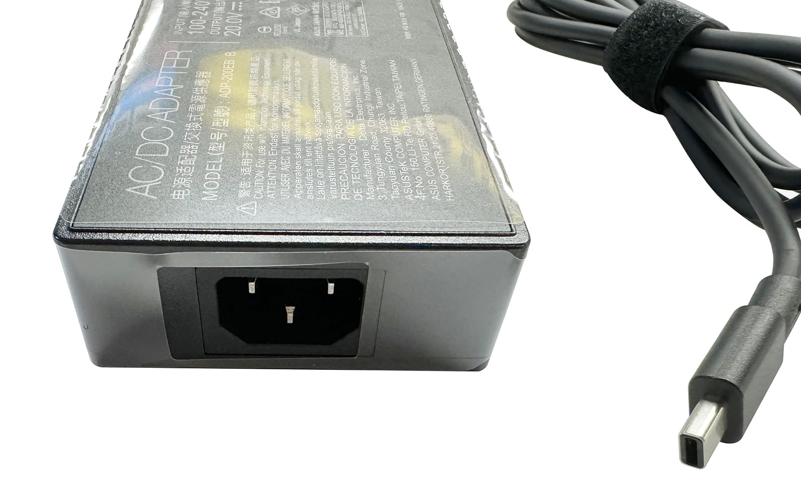 XITAIAN 20V 10A 200W ADP-200JB K Wymienna ładowarka do Asus ROG Zephyrus G16 GU605 GU605MI GU605MI-QR256W GU605MV GU605MV-QR086W ADP-200EB B (złącze prostokątne)