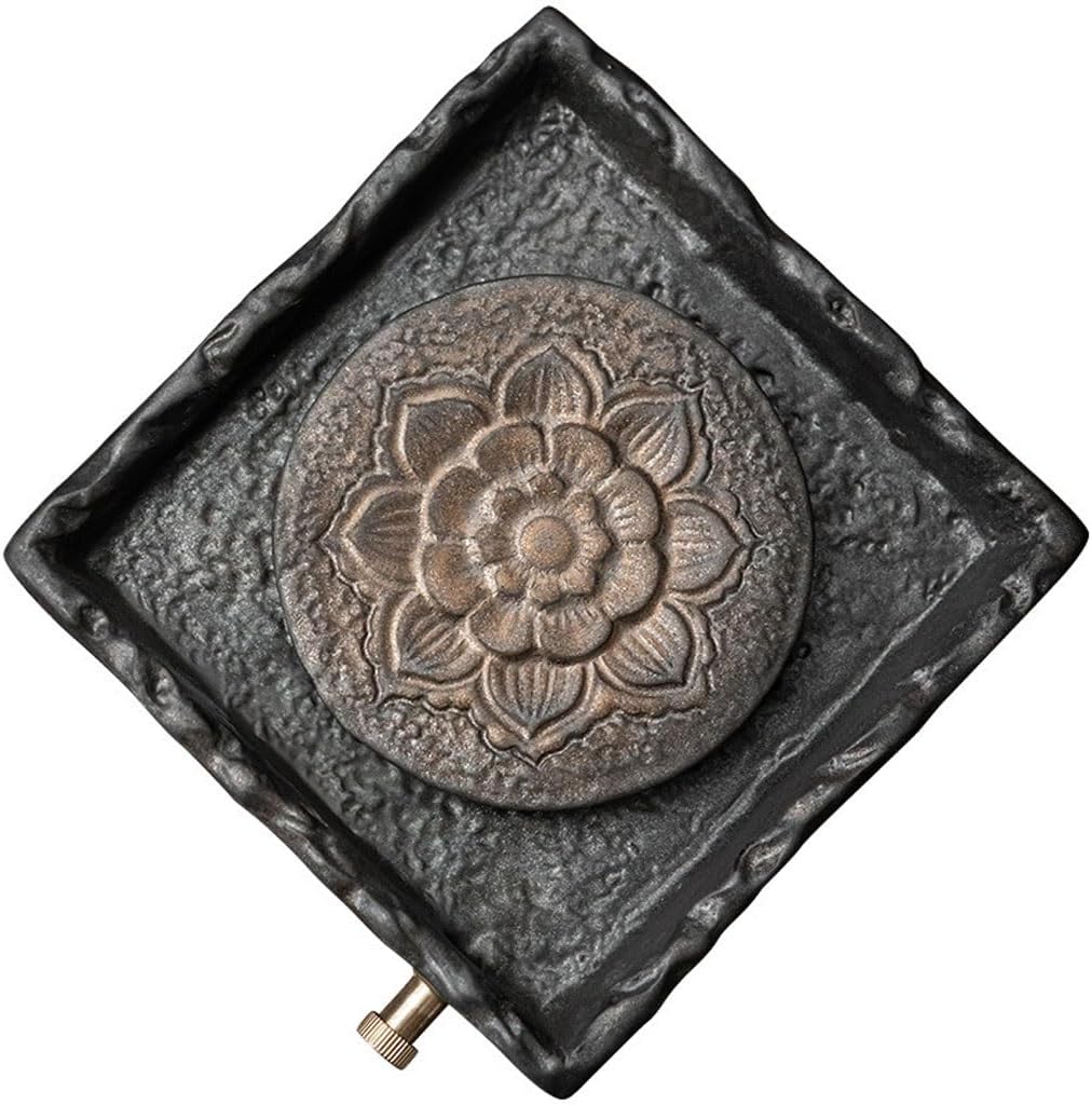 Tea Tray Retro Ceramic Pot Holder Kung Fu Tea Set Dry Brew Small Tea Table Home Teapot Base Pot Holder Chinese Style Tea Tray Gongfu Tea Tray, A One Size