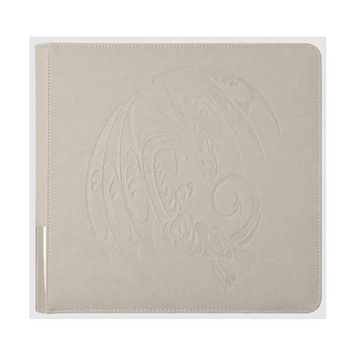 Dragon Shield Card Codex – Card Codex Portfolio 576: Ashen White - MTG Card Sleeves are Smooth & Tough - Compatible with Pokemon & Magic The Gathering Cards - Ashen White