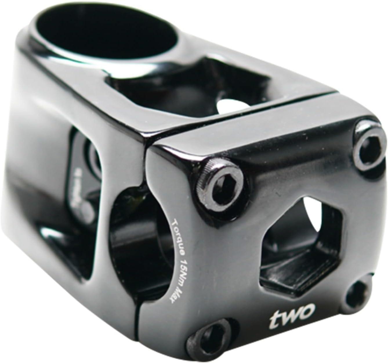 Box BMX Center Clamp Bike Stems, Bicycle Handlebar Stem, Cold-Forged 6061-T6 Aluminum, Lightweight Skeleton Design, 0° or ±5° Rise