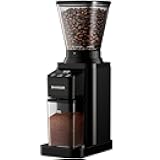 SHARDOR Professional Conical Burr Coffee Grinder, Coffee Bean Grinder with 48 Grind Settings for Espresso, Drip & French Press, Upgraded Anti-Static Technology, Precision Timer, Black