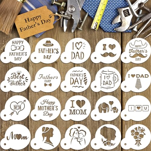 Patelai Father’s Day Cookie Stencil Set