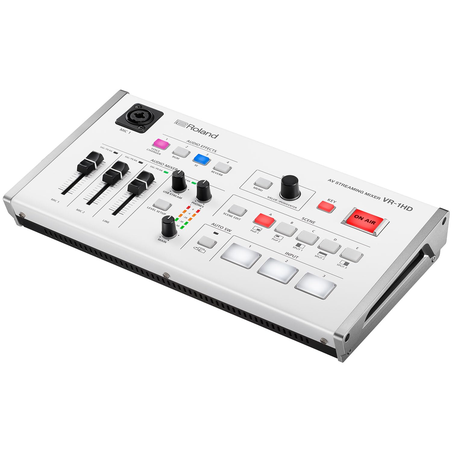 Roland VR-1HD A/V Table de mixage en streaming avec casque Keepdrum