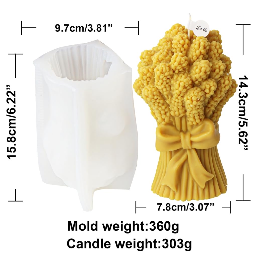 DIY Silikonform-Set Für Epoxidharz-Gläser – Mit Korken, Blumen & Schmetterlings-Deko