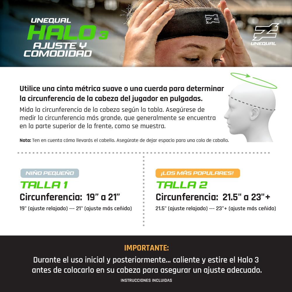 Unequal Halo 3 Lightweight Protective Headgear (2 oz.), with Military-Grade Patented Composite, Coated Aramid Fabric, Airilon Comfort Foam