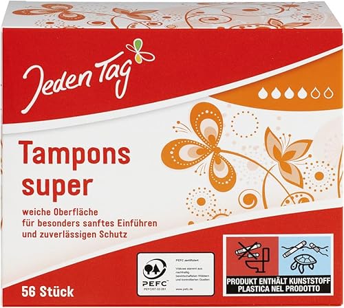 Jeden Tag Tampons, 56 Stück