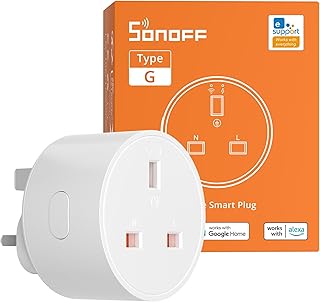 SONOFF S60ZBTPG Smart Plug (Requires Zigbee Gateway) – Remote Control, Energy Monitoring, Timer Schedules, Overload Protec…