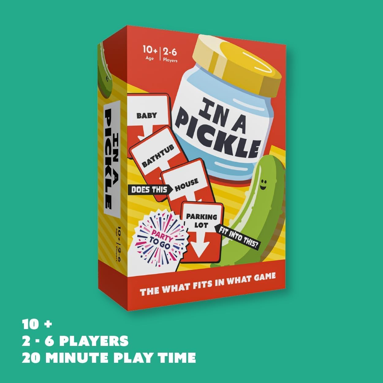Gamewright - in a Pickle Card Game - Party to Go - Ages 10+ - Image 2