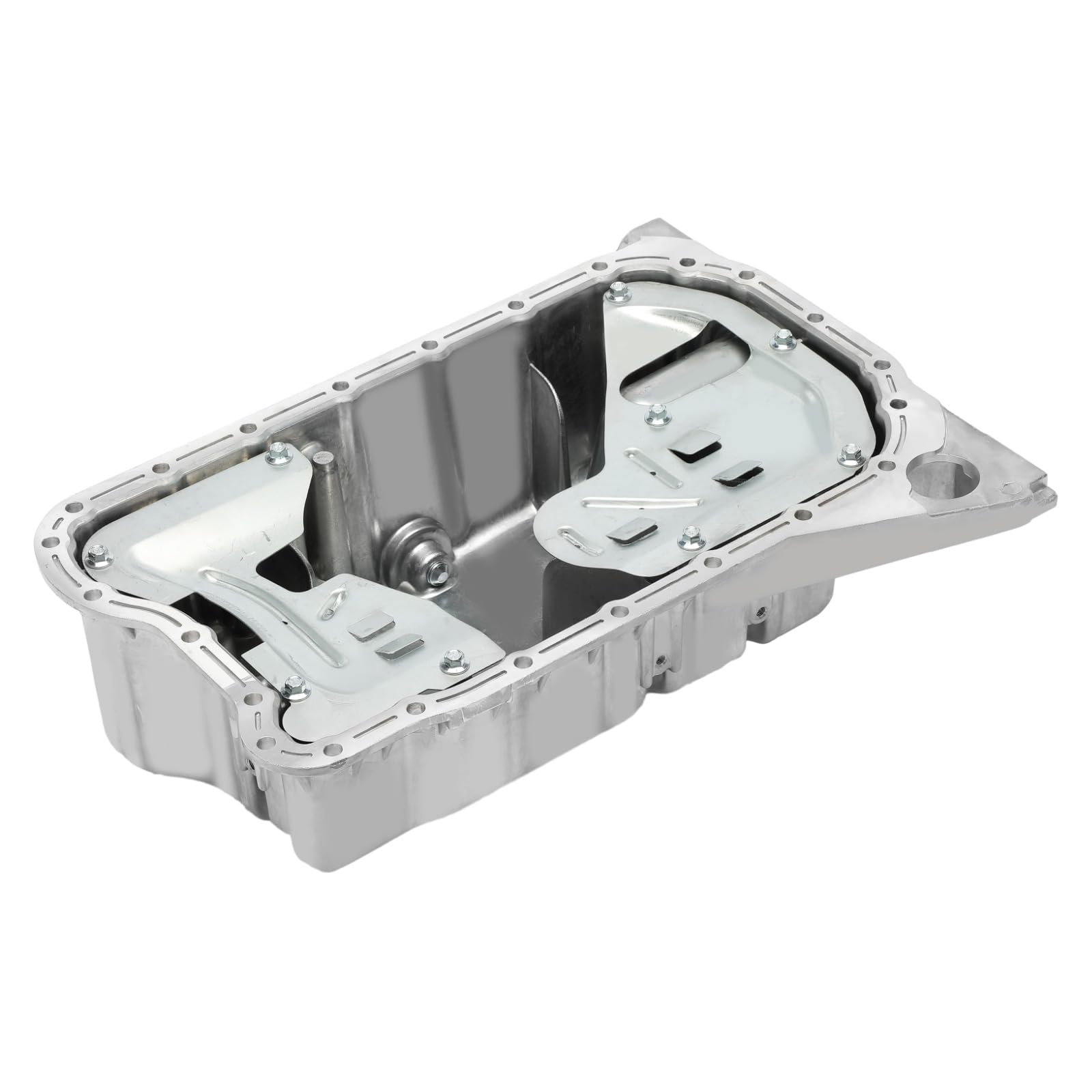 Frankberg Cárter de aceite con tapón de drenaje de aceite 066103601FA | Compatible con: Nuevo Beetle 1C1 9C1, B.o.r.a 1J2, Golf IV Variante 1J5, Toledo II 1M2, Variante B.o.r.a 1J6, Golf IV 1J1