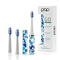Vista 14 de Cepillo de dientes eléctrico Pop Sonic (burbuja morada) – Cepillos de dientes de viaje con batería AAA Cepillos de dientes eléctricos para niños