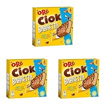 Oro Ciok Barrette al Cioccolato al latte – Confezione 6 barrette da 27g (Confezione da 3)