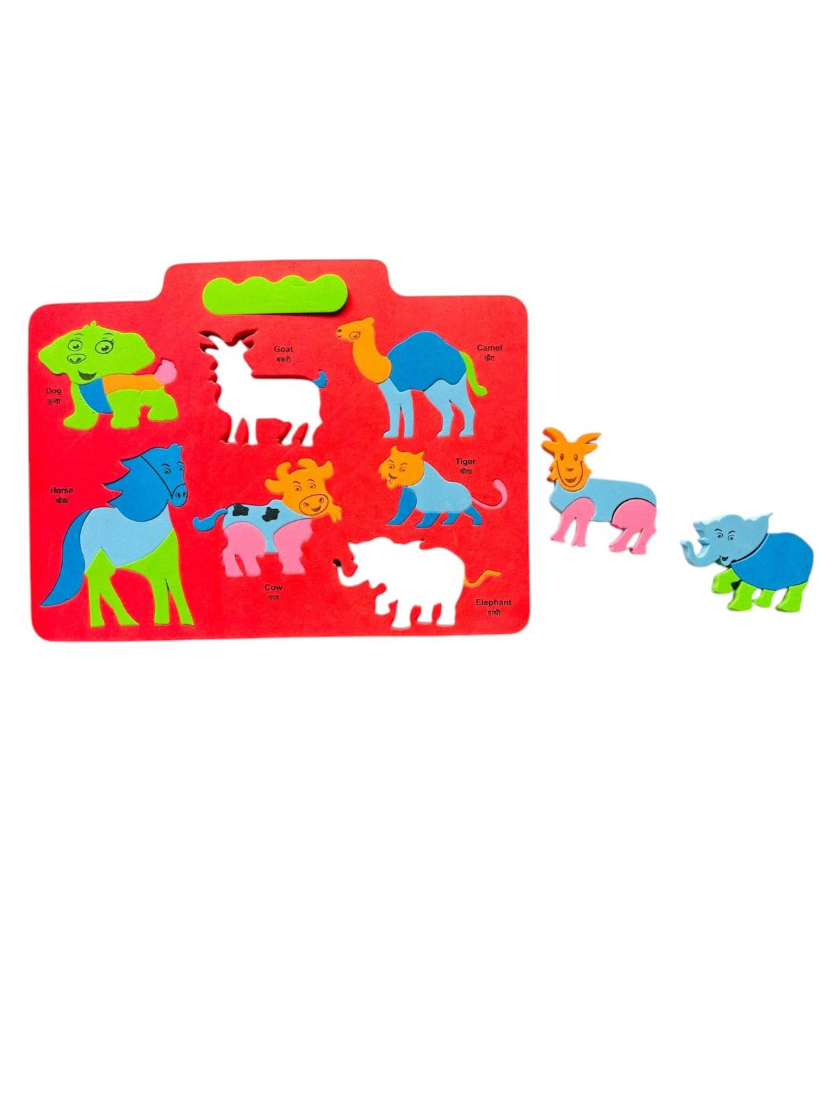 TJIKKO Educational and Engaging Eva Puzzle mat Designed for Kids. 10 mm Thick (Animals)