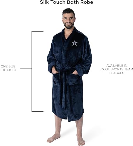 Miniatura 5 de Northwest Bata de baño de seda Touch para adultos de la NFL