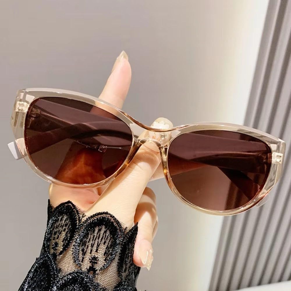 Styl Trendy Moda Unikatowe Retro Kocie Oczy Damskie Okulary Przeciwsłoneczne
