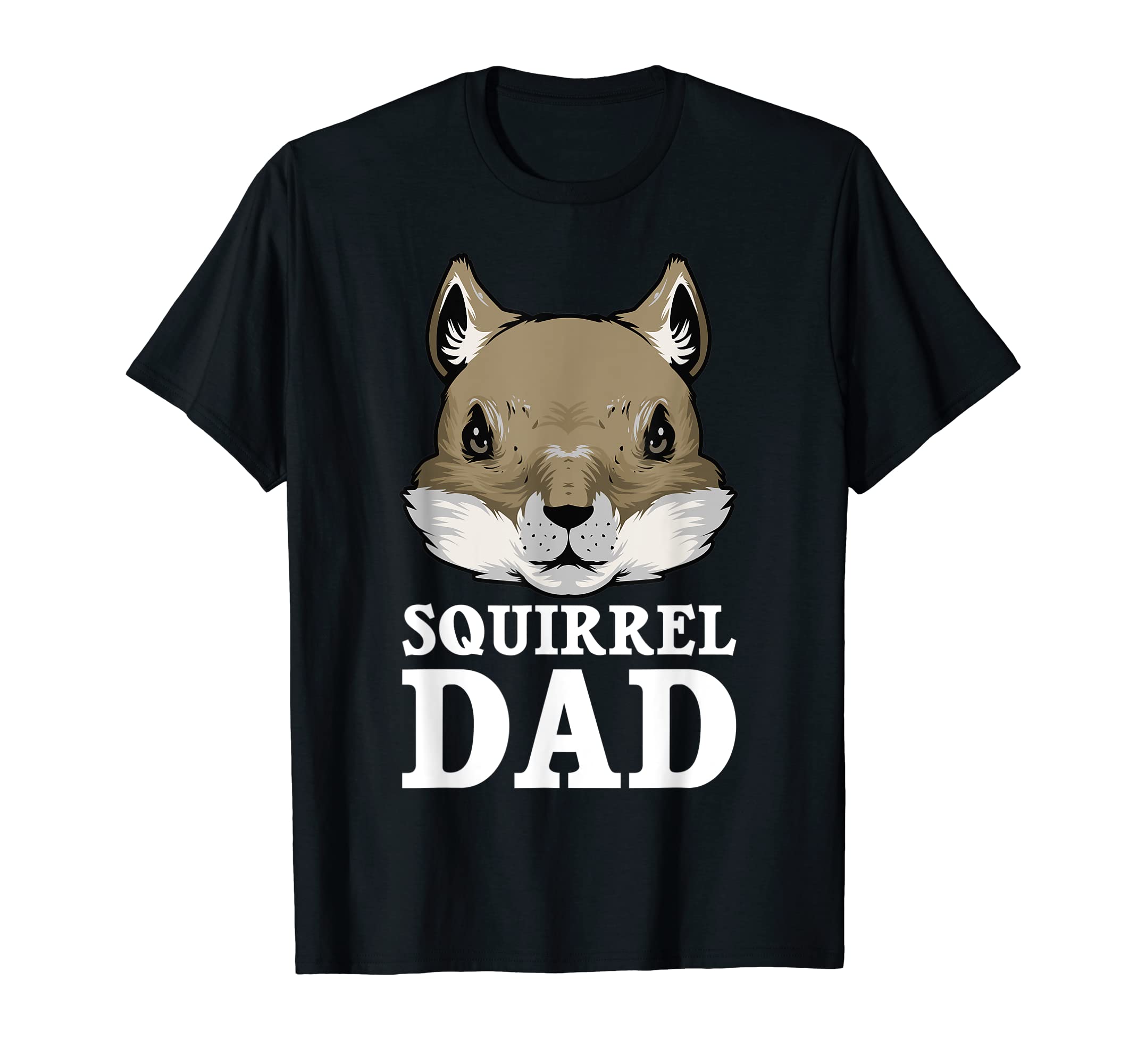 Cute Forest Animal Wildlife Squirrel Novelty GiftFunny Squirrel Dad Rodent Gopher Chipmunk Lover Daddy Men T-Shirt