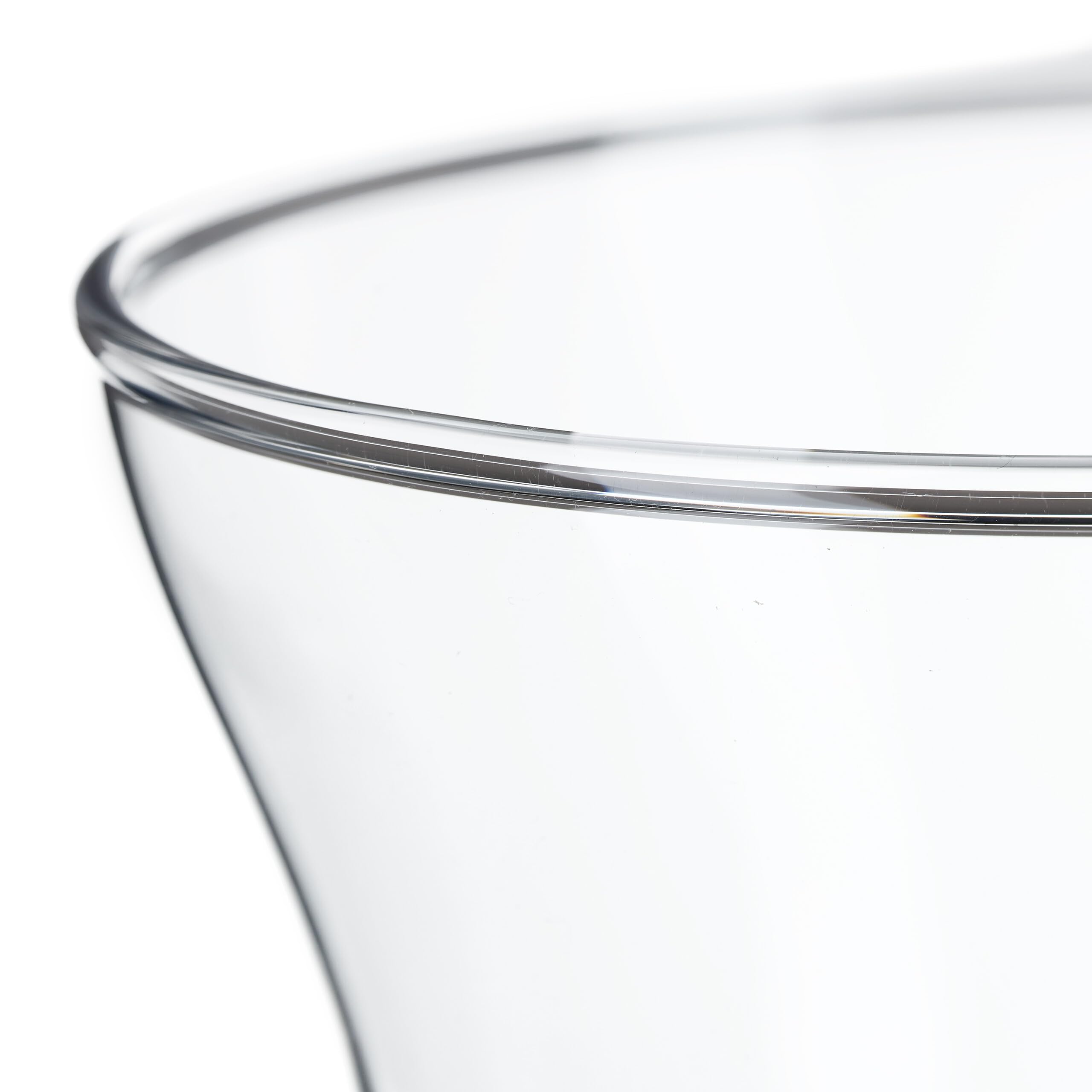 Relaxdays Grand Vase décoratif, pour Vos Fleurs, en Verre, Dimensions H x D : 26 x 15 cm, Transparent
