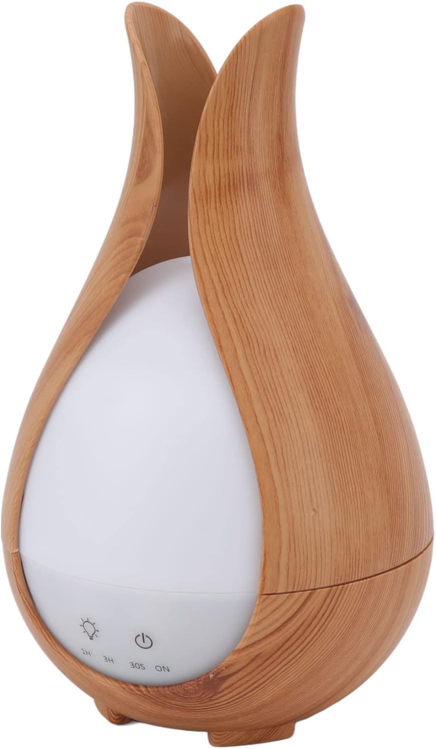 Domésticos Humidificador de Aire de Grano de Madera, Mini humidificador de Aire silencioso 200 ml Multiusos Elegante for el Dormitorio for el hogar