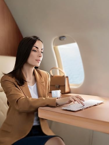 Vista 24 de iClever Teclado inalámbrico plegable en 3 de tamaño compacto de bolsillo (versión inglés) con touch pad sensible (sincroniza hasta 3 dispositivos)