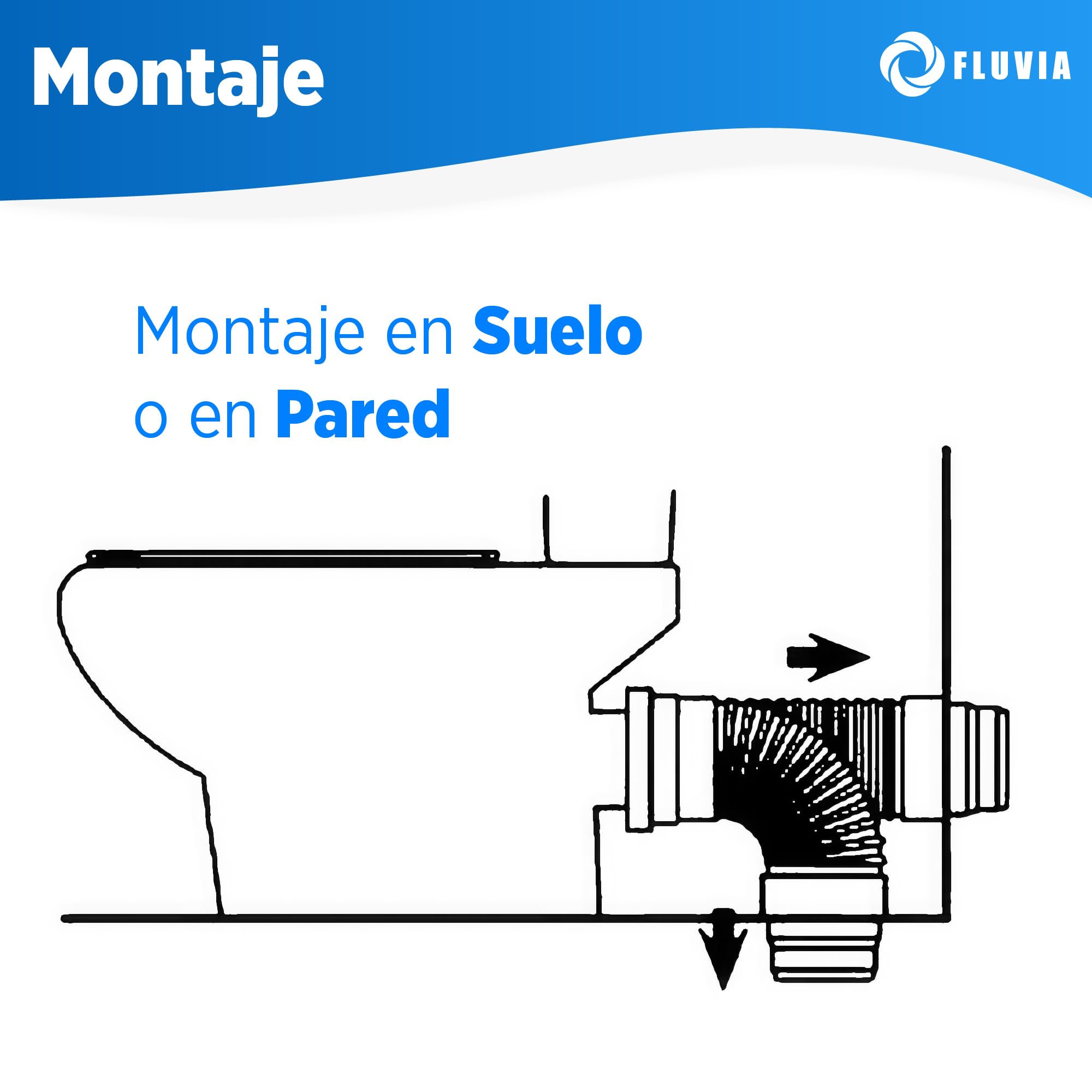 Manguito WC Extensible PVC | Conector Universal para Inodoro Ø90-110 mm | Tubo Flexible Ajustable 240-480 mm | Instalación Fácil, Alta Estanqueidad y Antifugas - 4