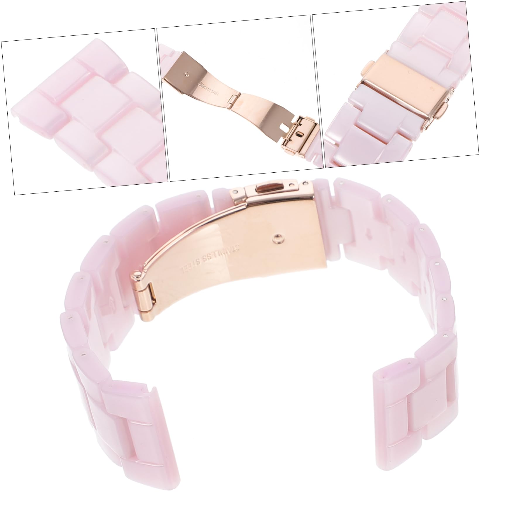 Artibetter Bracelet De Montre Résine Pour Watch Confortable Durable Design Élégant Accessoire Pour Homme Et Femme