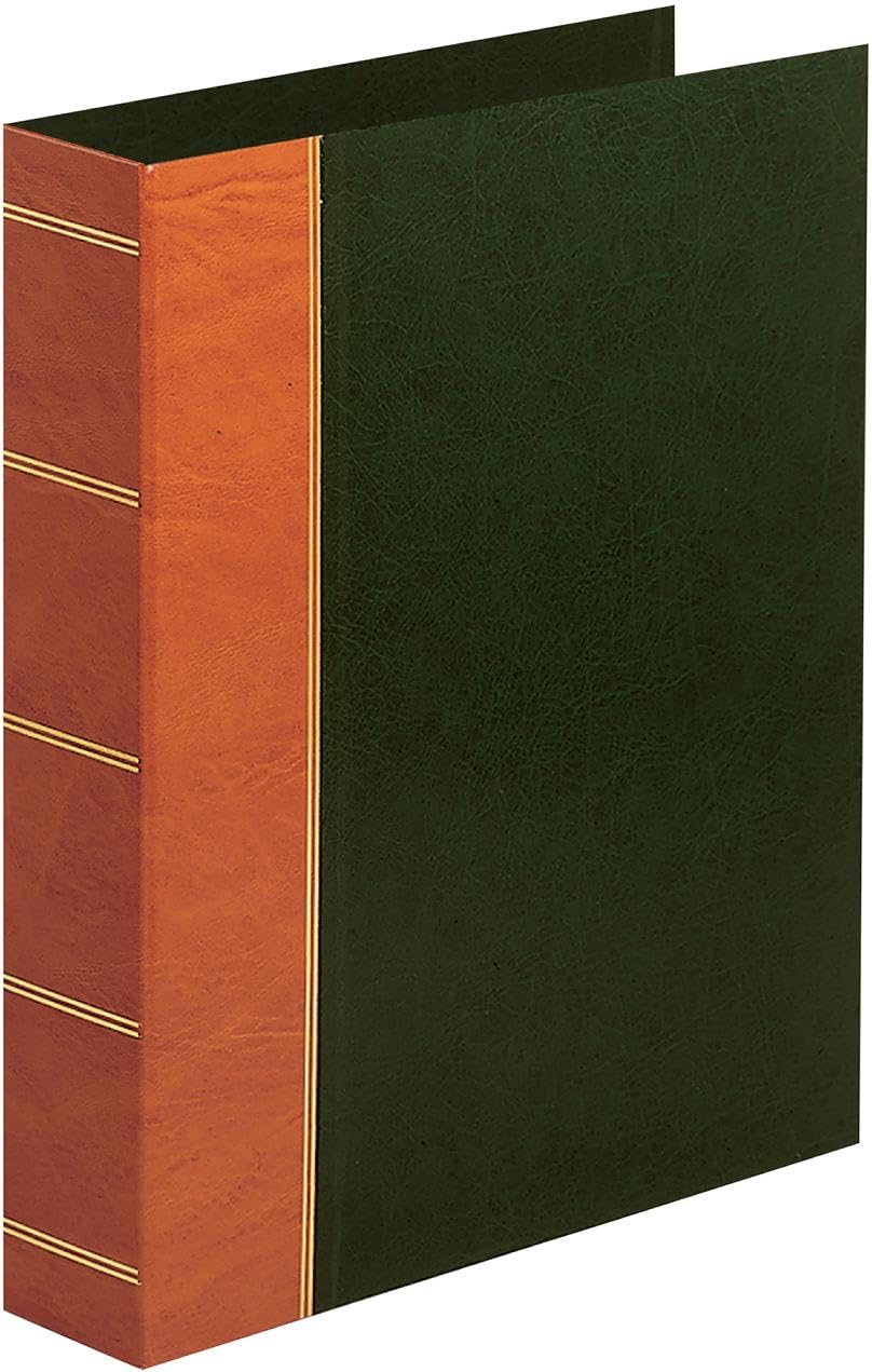 Arrowfile A4 Ultima Designer 4-Ring Binder Album | Premium Eco-Friendly Storage Folder (Green/Tan)