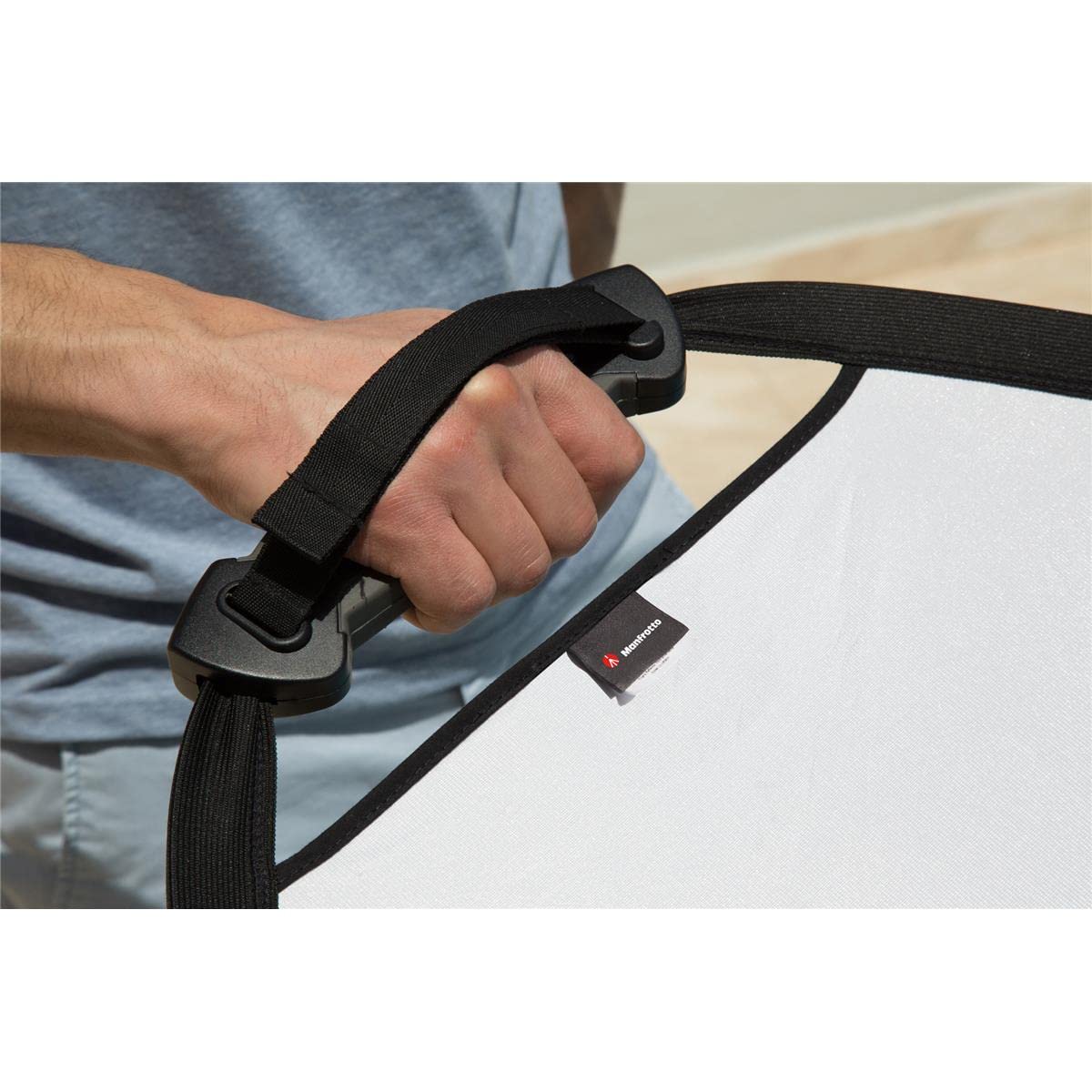 Manfrotto LLLR3628 - Reflector TriGrip de 85 cm, Sunlite/Plata Suave