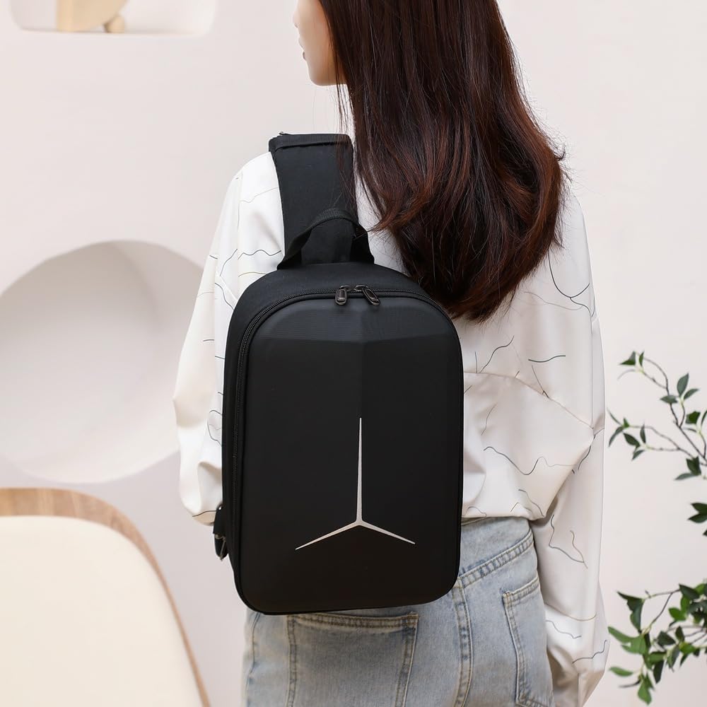 Sac à dos pour DJI NEO 2, sac de transport de voyage organisateur d'épaule organisateur EVA housse de protection boîte portable pour magasin NEO2 drone, télécommande RC-N3, hub de charge, batteries
