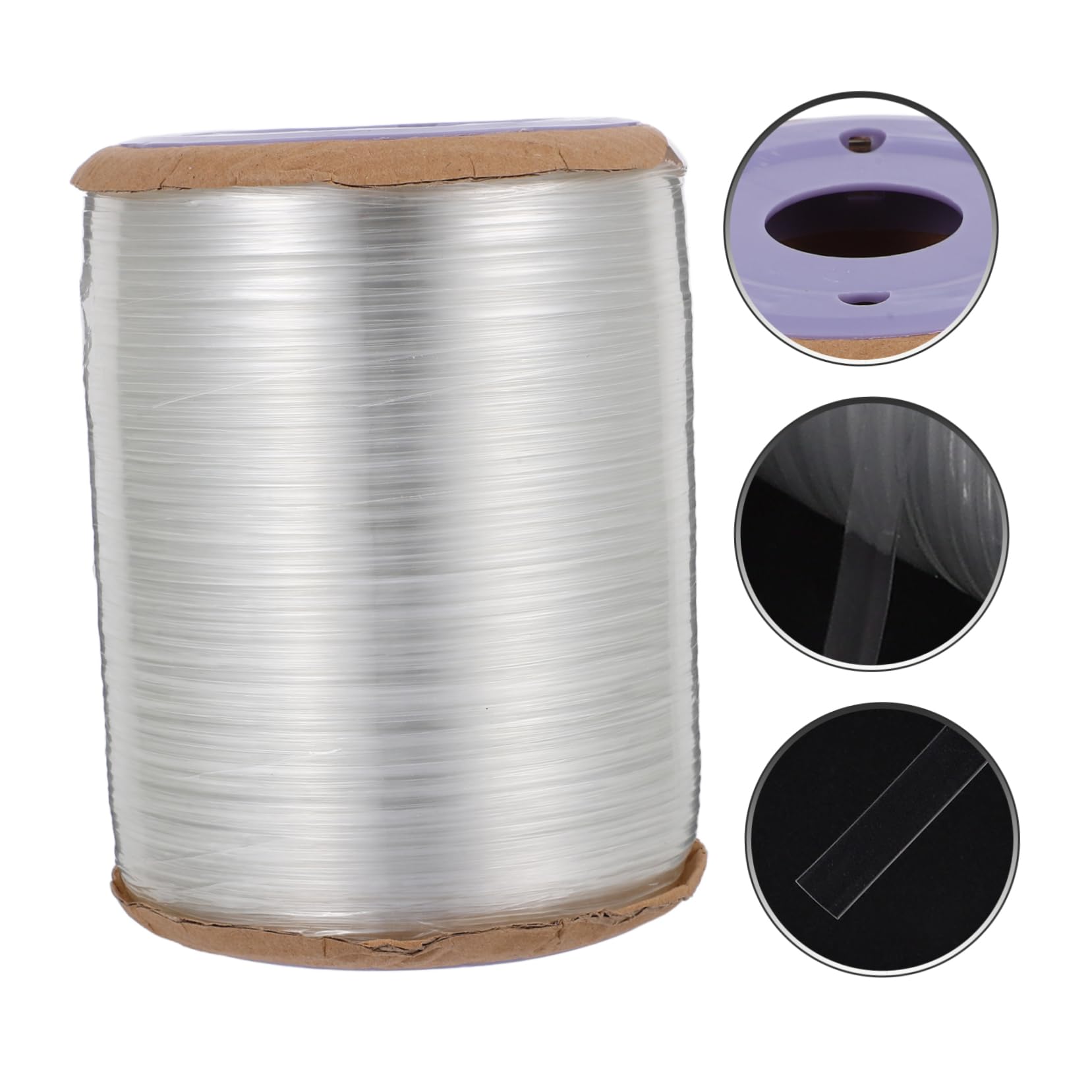 Tirantes de Sujetador Invisibles Transparentes 0, 6cm 1 Rollo | Tpu, Antideslizantes y Ajustables, para Costura y Proyectos Diy, Formato Compacto y Portátil