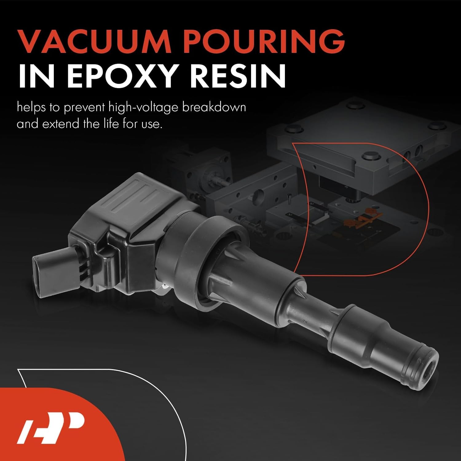 A-Premium Engine Ignition Coil Pack Compatible with Hyundai Elantra 2017 2018 2019 2020 1.4L, 4-PC Set