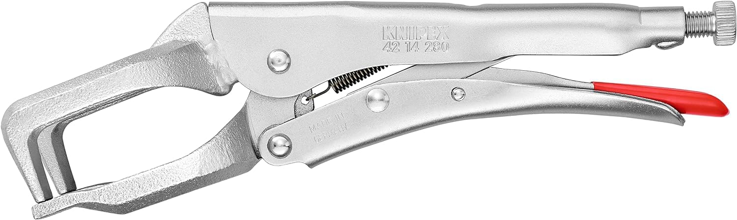 KNIPEX Pinza a morsetto per saldatori zincata 280 mm, 42 14 280
