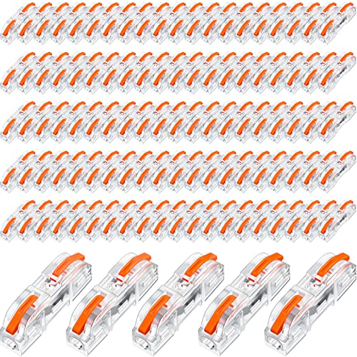 Blocs de jonction à levier orange pour réparer facilement vos circuits encombrés de fils 28-12 AWG