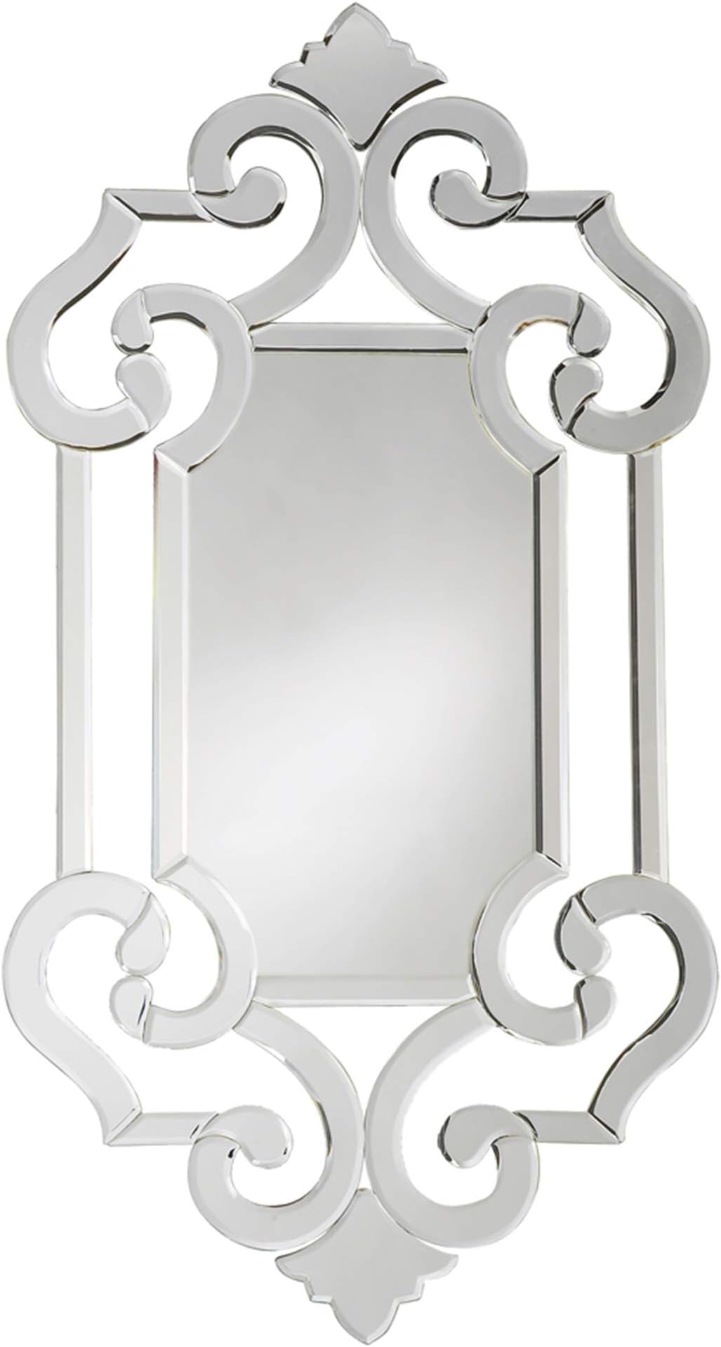 Howard Elliott Clarice Hanging Venetian Wall Mirror, Antique Accent Mirror