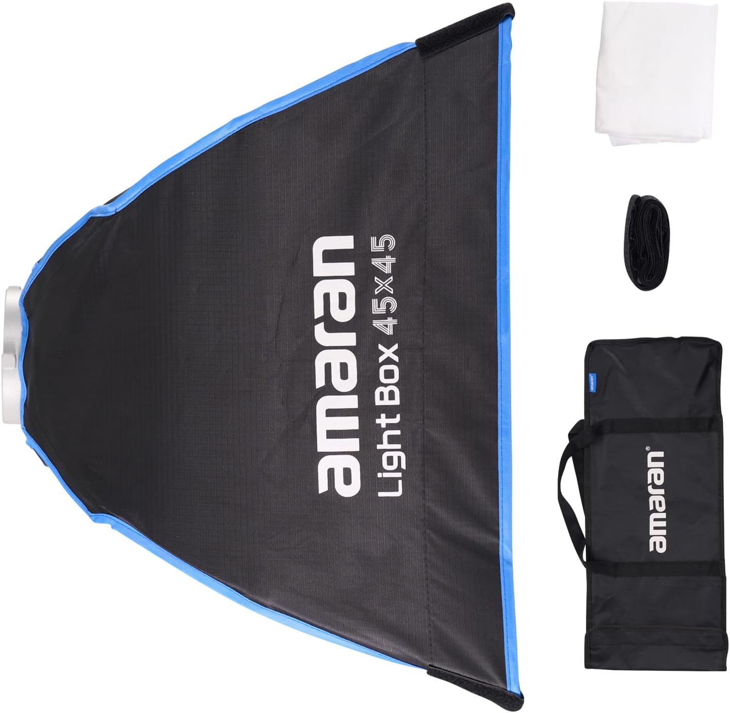 Amaran Light Box 45x45 Square Bowens Mount Softbox,Included Difusion,Light Control Grid and Carrying Bag for 60d/60x/200x/150c/300c/100d