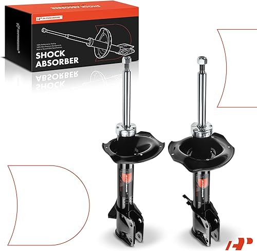 Miniatura 8 de A-Premium Par trasero (2) amortiguadores compatibles con Subaru Impreza 2004 2005 2006 2007 Sedán, lado del conductor y del pasajero