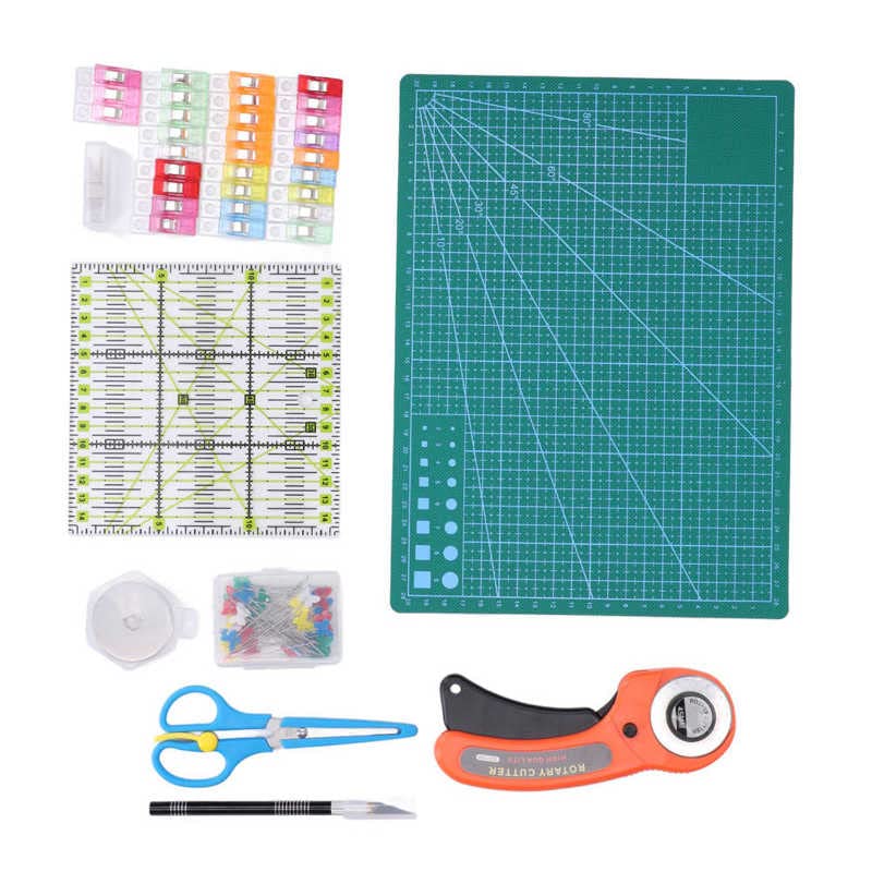 Cutter Set Fabric Cutter Set Replaceable Blade with Storage Bag for Cloth for Cut Paper for Card