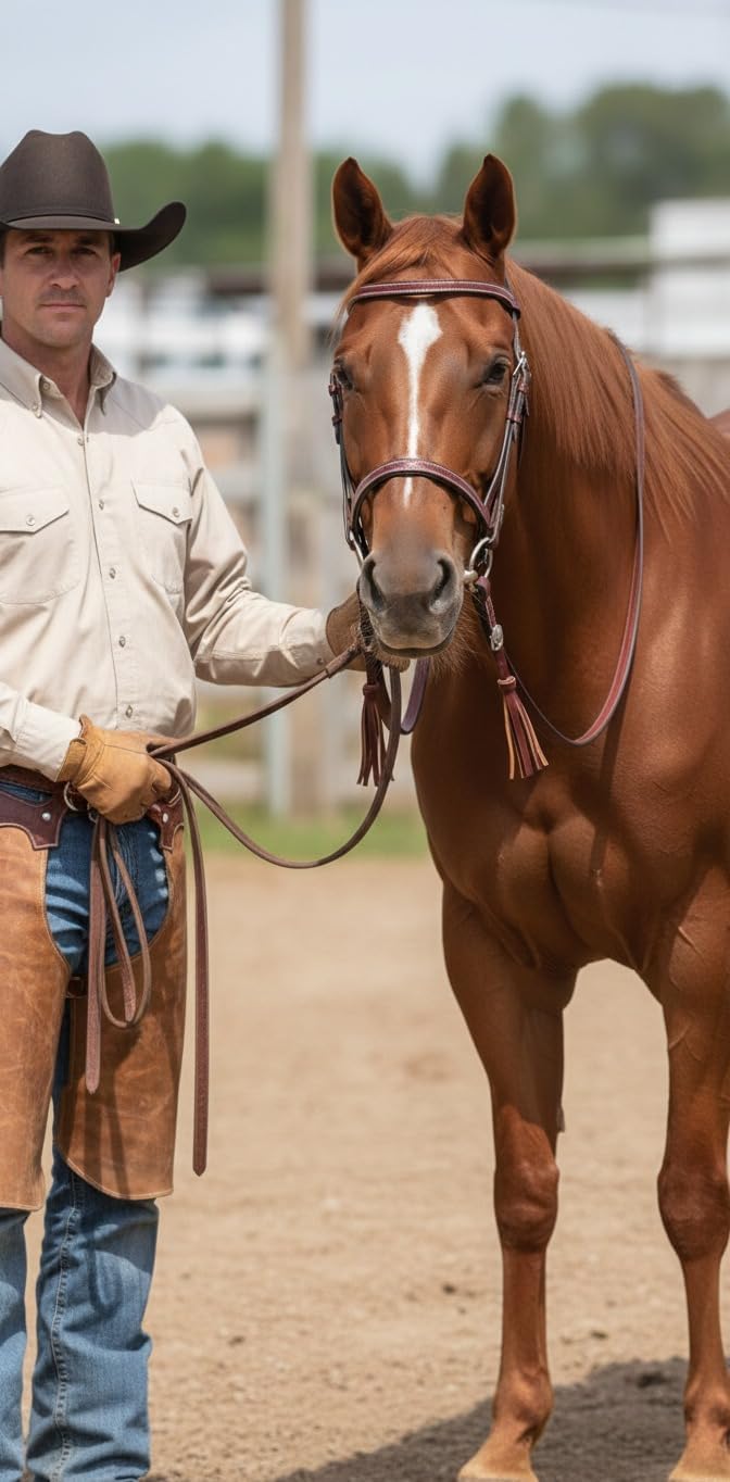 Western Leather Handcrafted Designer Headstall Unisex Adult Equestrian Brown
