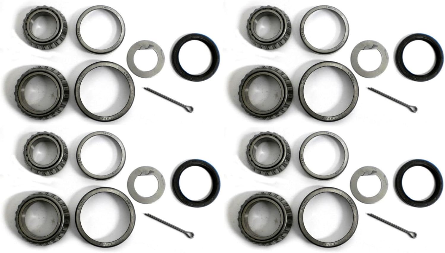 Replacement for FOUR Trailer Bearing Kits for 3500 Axles