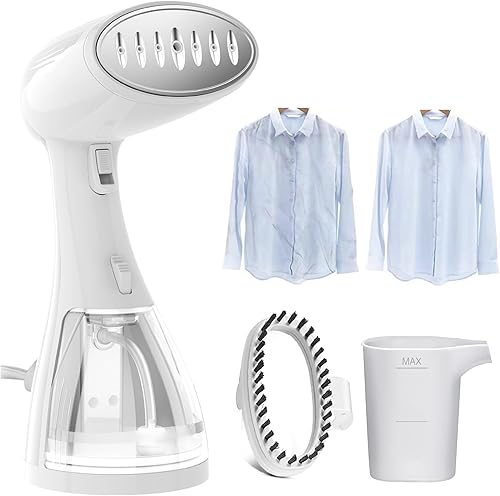 Vaporizador para ropa de viaje, vaporizador de mano de calentamiento rápido 15 S, 1500 W, vaporizador portátil de ropa, plancha de vapor resistente