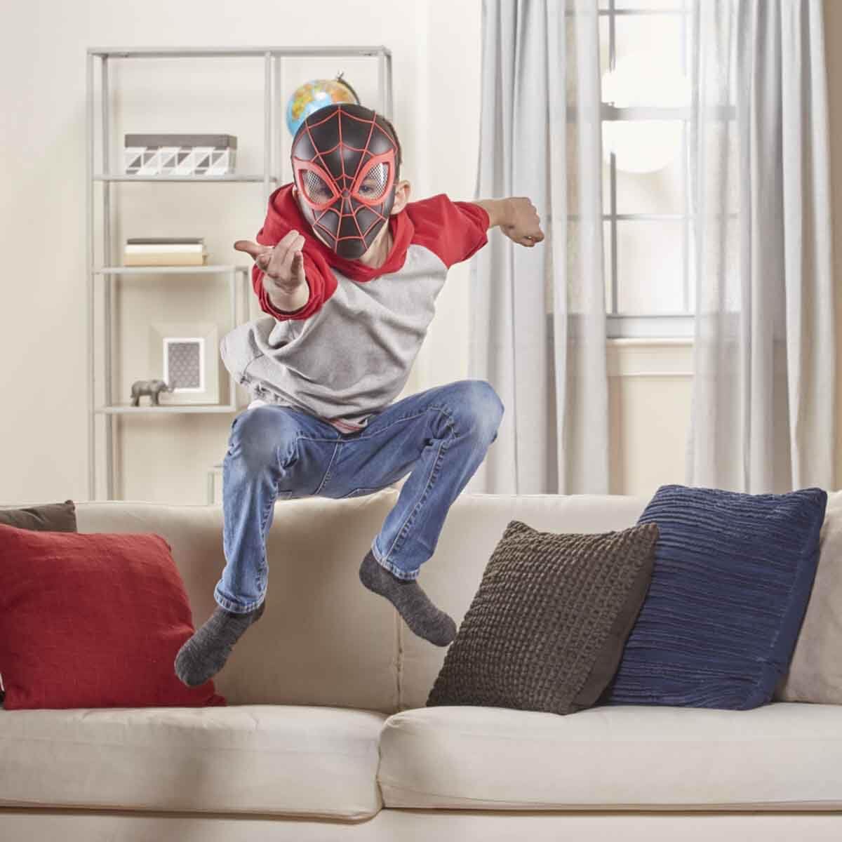 Marvel Spider-Man – Masque de Spider-Man et Miles Morales - Accessoire de déguisement - Jouet Spider-Man