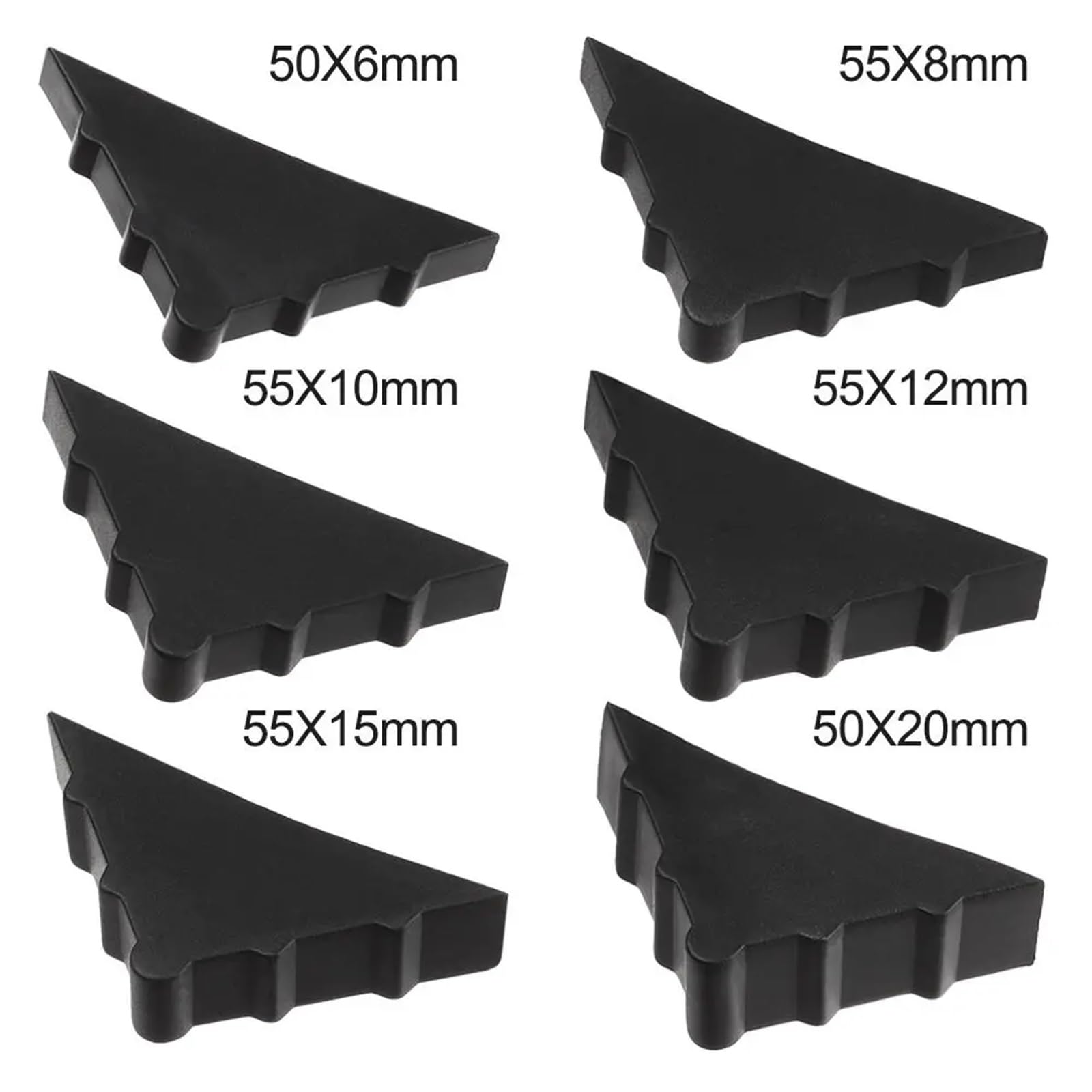 Protectores de Esquinas para mesas, Seguridad Infantil, 10 Unidades, Color Negro, para Muebles de Escritorio.