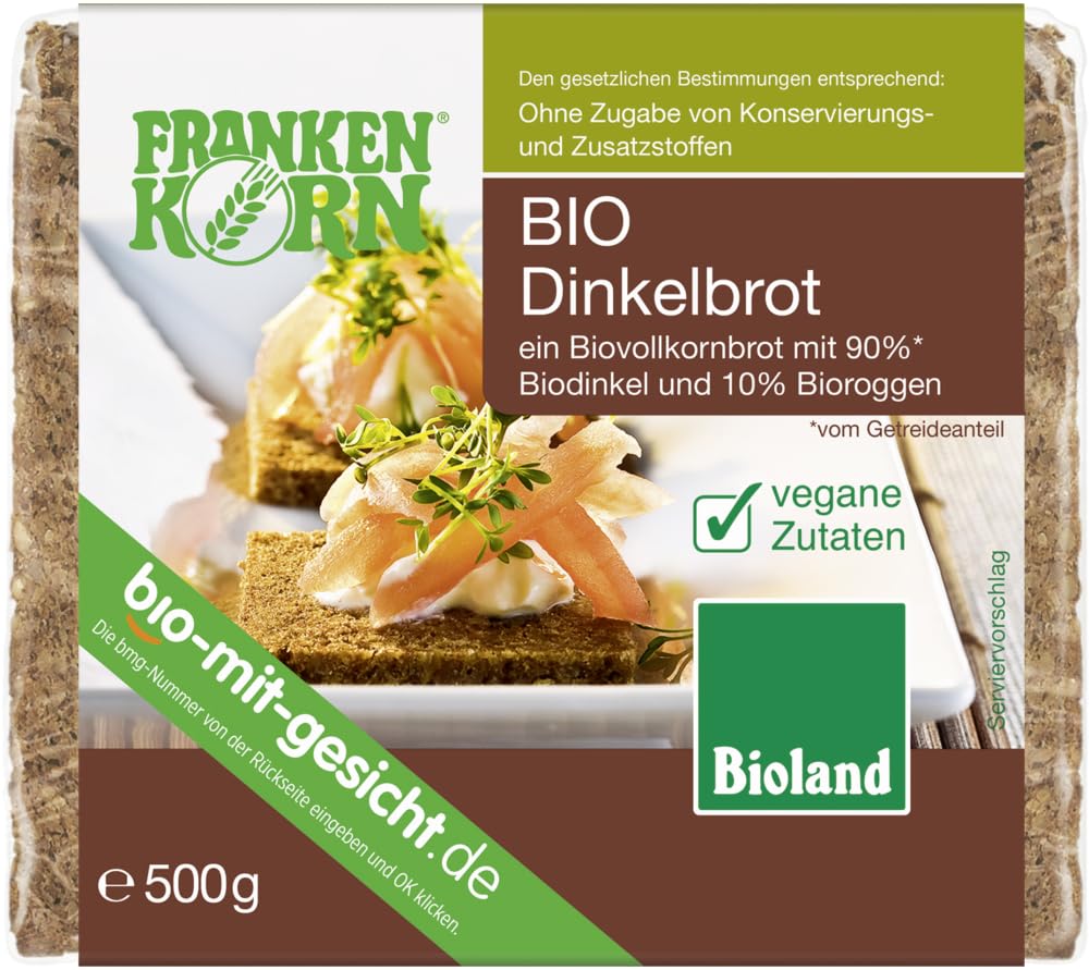 Frankenkorn Bio Dinkelvollkornbrot (6 x 500 gr)