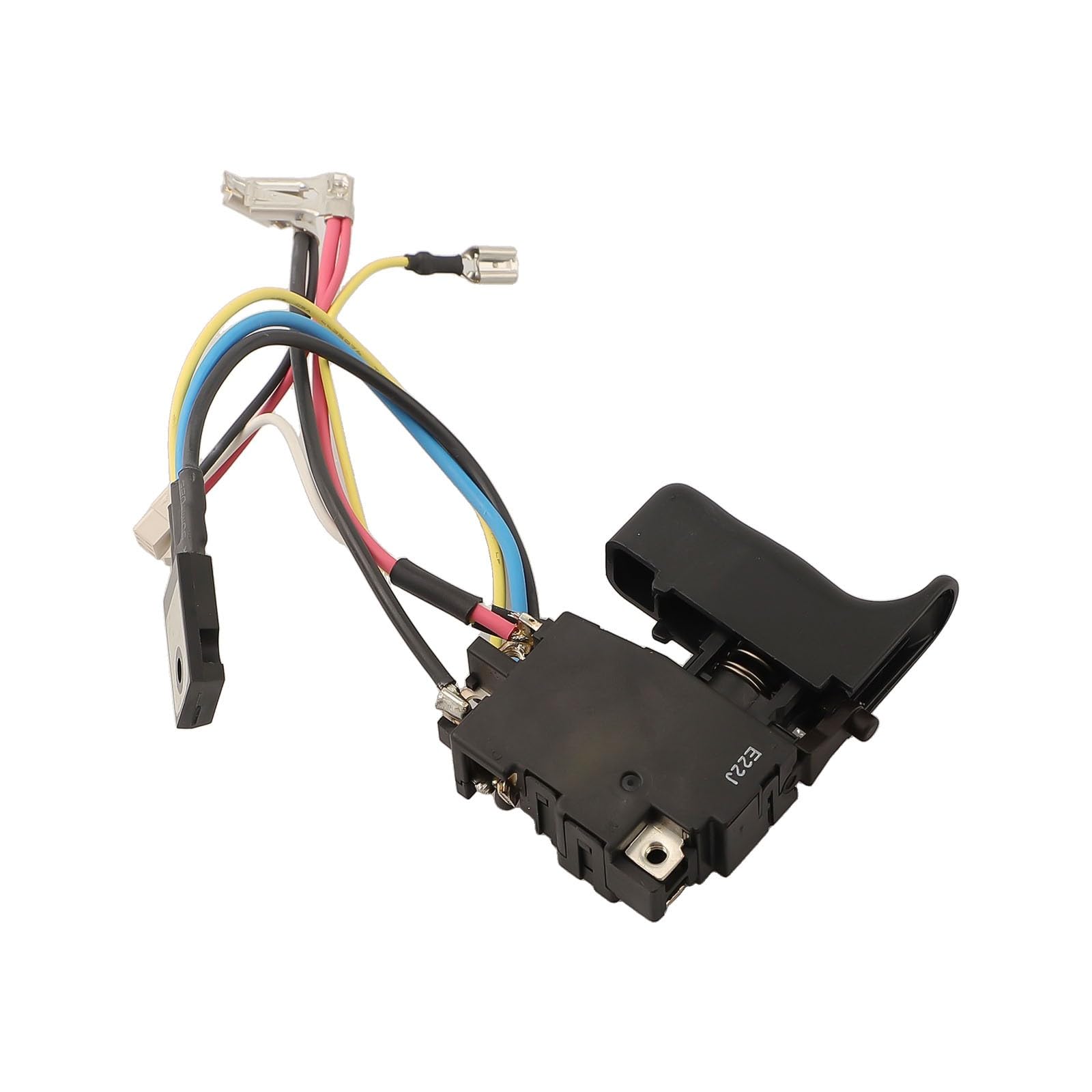 Commutateur de déclenchement de rechange pour Makita 6506549, HR202D, BHR202RFE, DHR202, BHR202, DHR202RME, DHR202Z, 638883-4, 638882-6, 16A, 7.2-24V, Noir