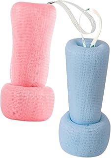 minkissy 2 Peças Esfoliante Facial Esfoliante Facial Manual Esfoliante Facial Esfoliante Facial Bola De Banho/Limpeza De Banho/Escova De Limpeza De Flores De Banho Bola De Bolha De Uma