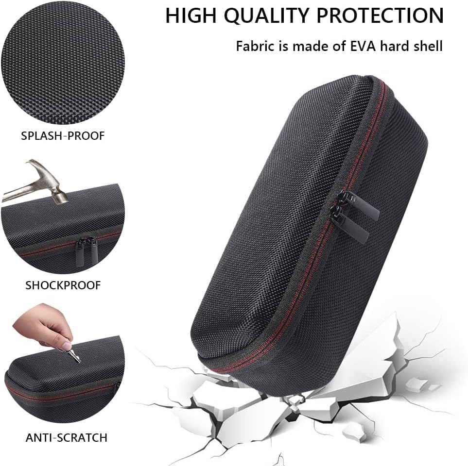 Image of VERTUS Carrying Case Storage Bag, Travel Case Cover for Tribit XSound Plus 2 30W / MaxSound Plus 24W Bluetooth Wireless Speakers (Hard|Black)