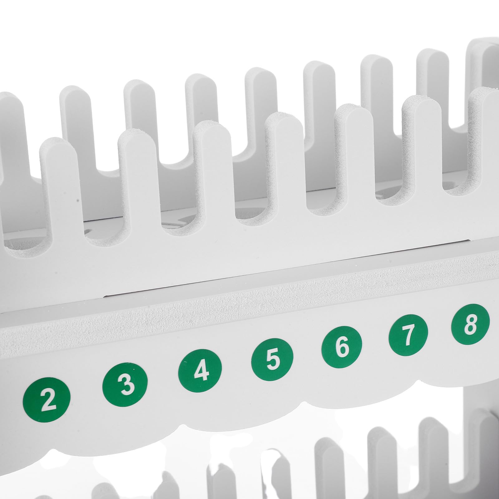Support de Téléphone Portable à 2 Niveaux Blanc en Plastique | Rentrée Scolaire, Rangement Multilayer Stable pour Mobile Phone et Cell Phone, Usage Party et Meeting Spaces