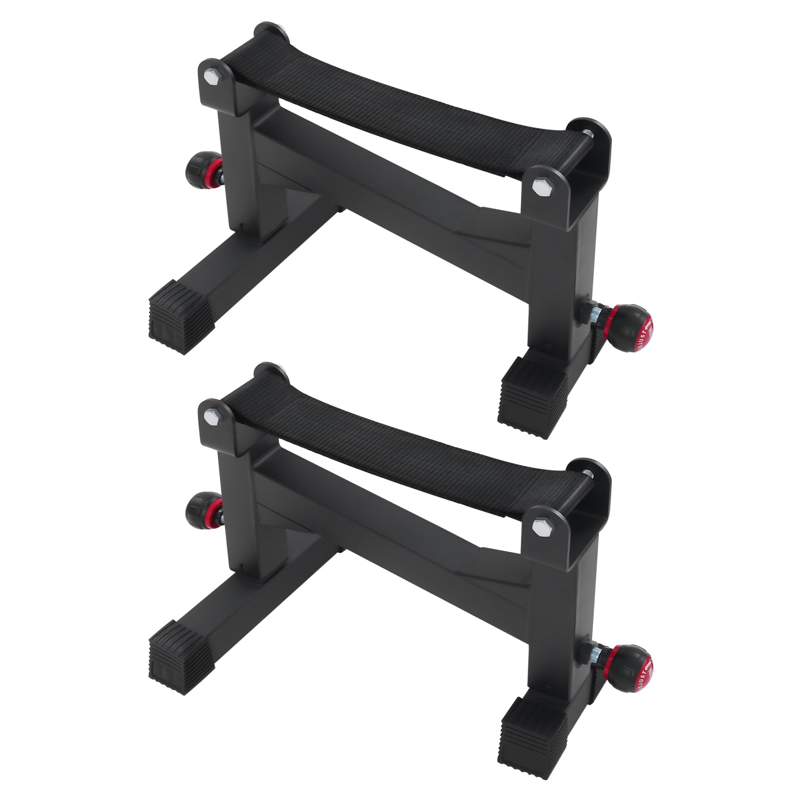 Deadlift Jack Supporto per bilanciere – Robusto sollevamento bilanciere – piattaforma di sollevamento regolabile – carico semplice di 300 kg, per casa, palestra, sollevamento pesi, nero